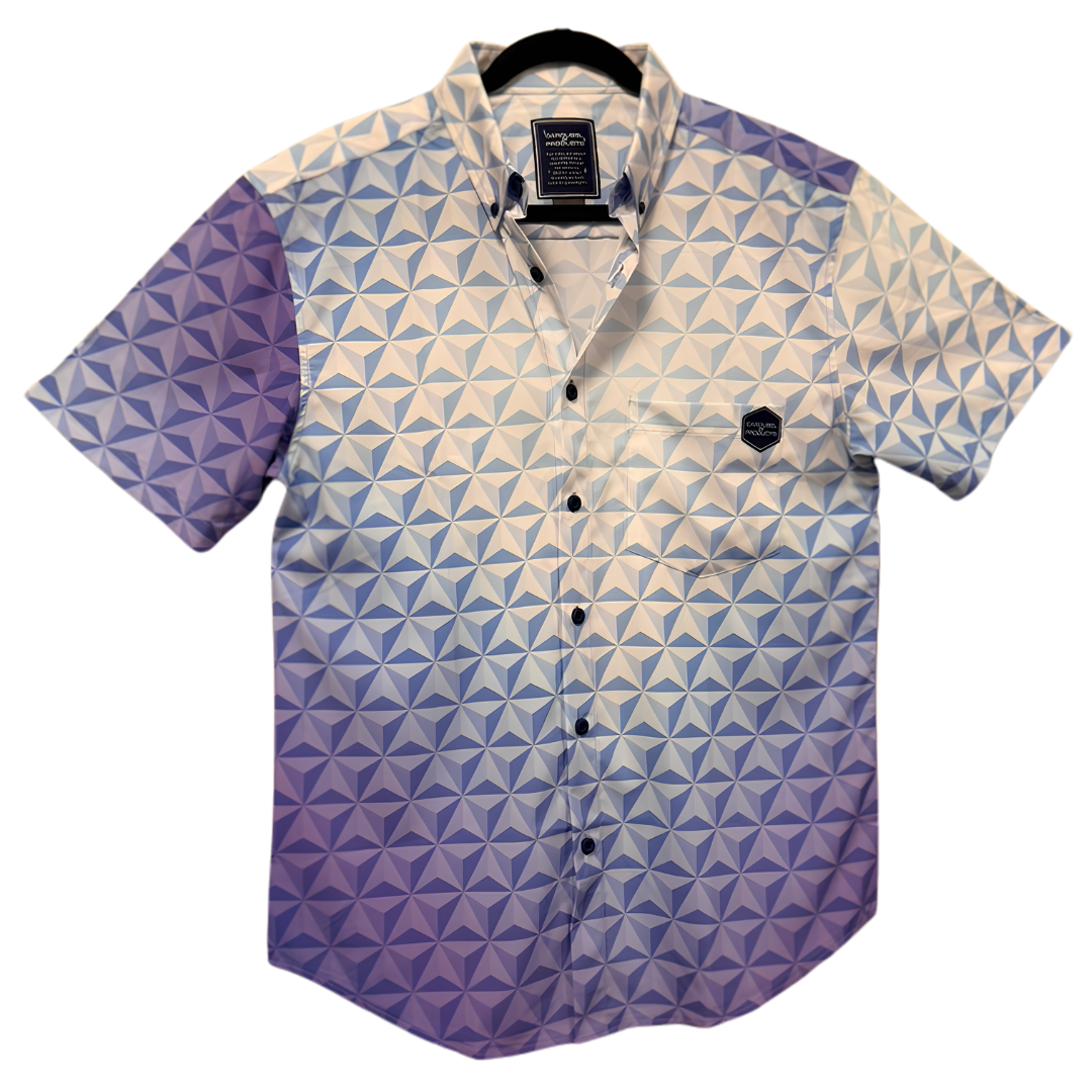 Spaceship Earth Moonrise Button Up Shirt – Carousel of Products
