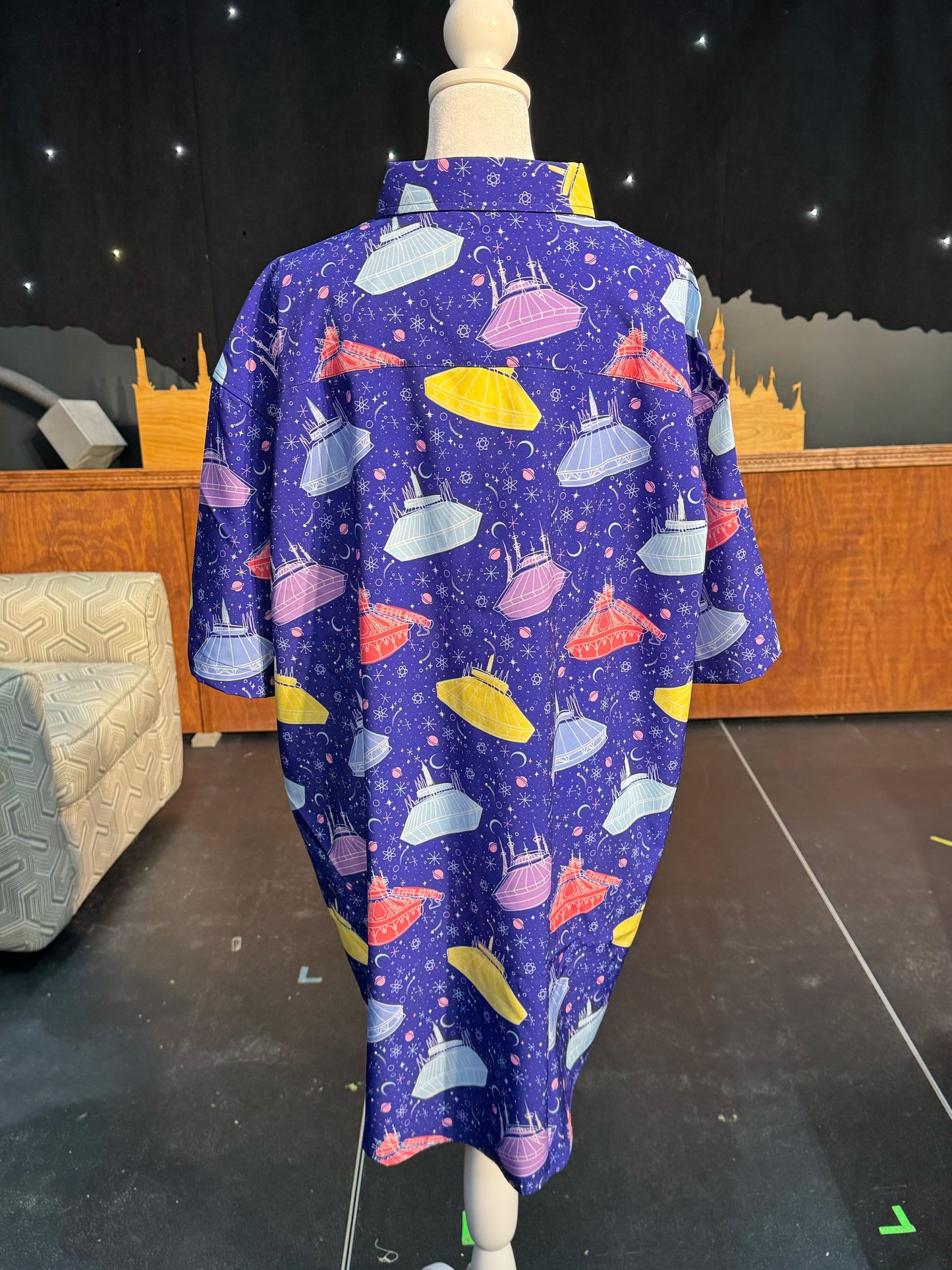 50 Years of Space Button Up Shirt