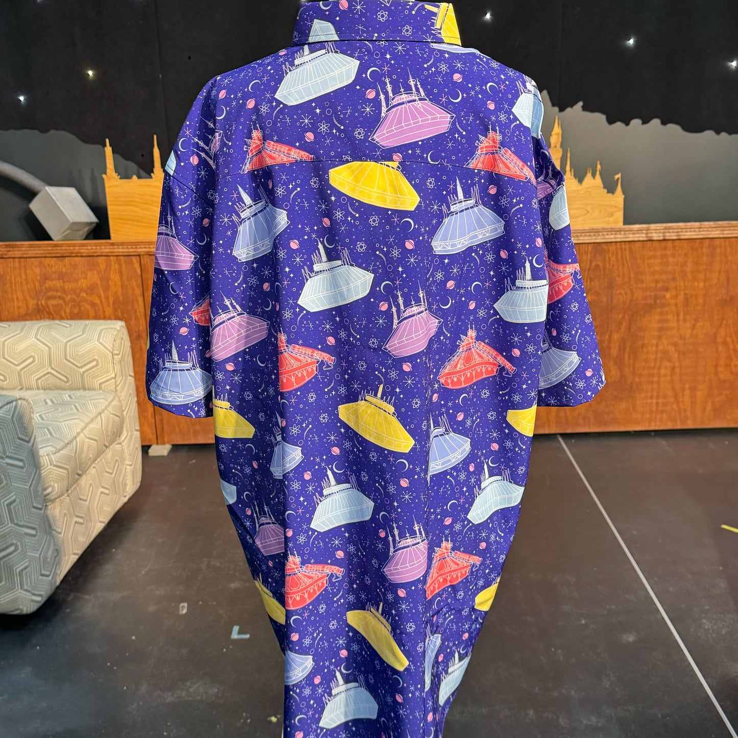 50 Years of Space Button Up Shirt