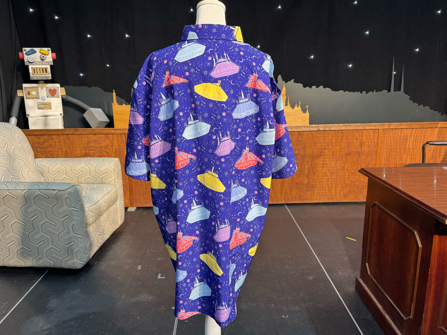 50 Years of Space Button Up Shirt