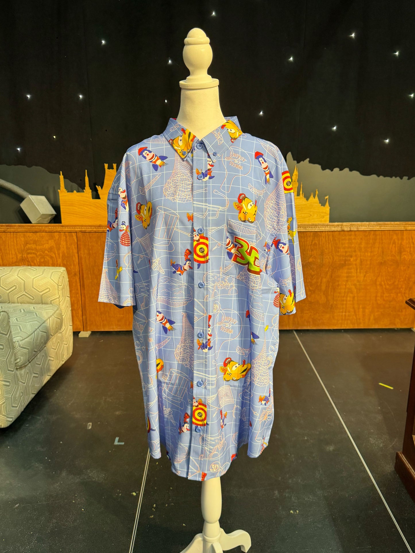 Cheap 3D Tricks Button Up Shirt