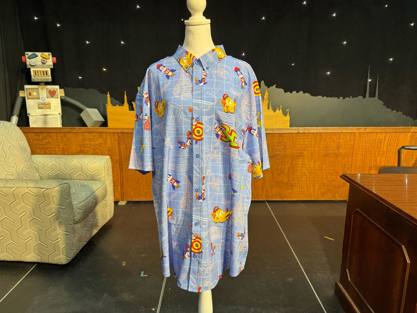 Cheap 3D Tricks Button Up Shirt