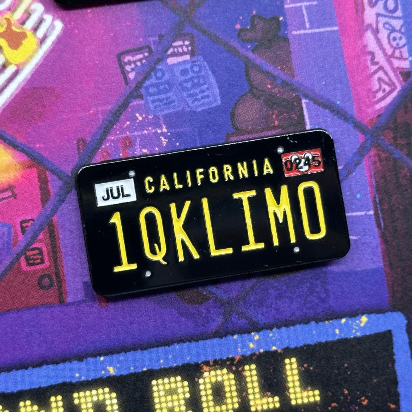 Super Stretch Limo License Plate Pin Set