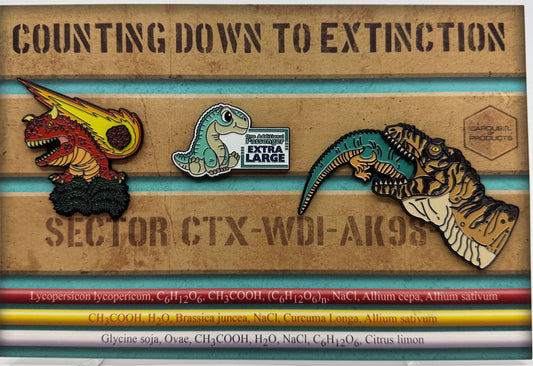 Counting Down to Extinction Limited Edition Pin Set