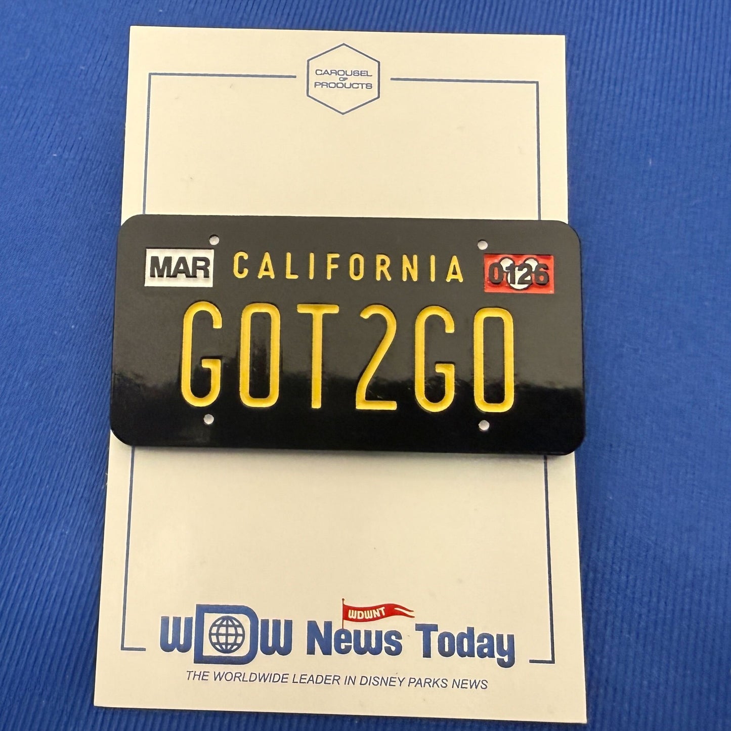 Sweet Emotional Farewell Tour License Plate Event Gift Pin