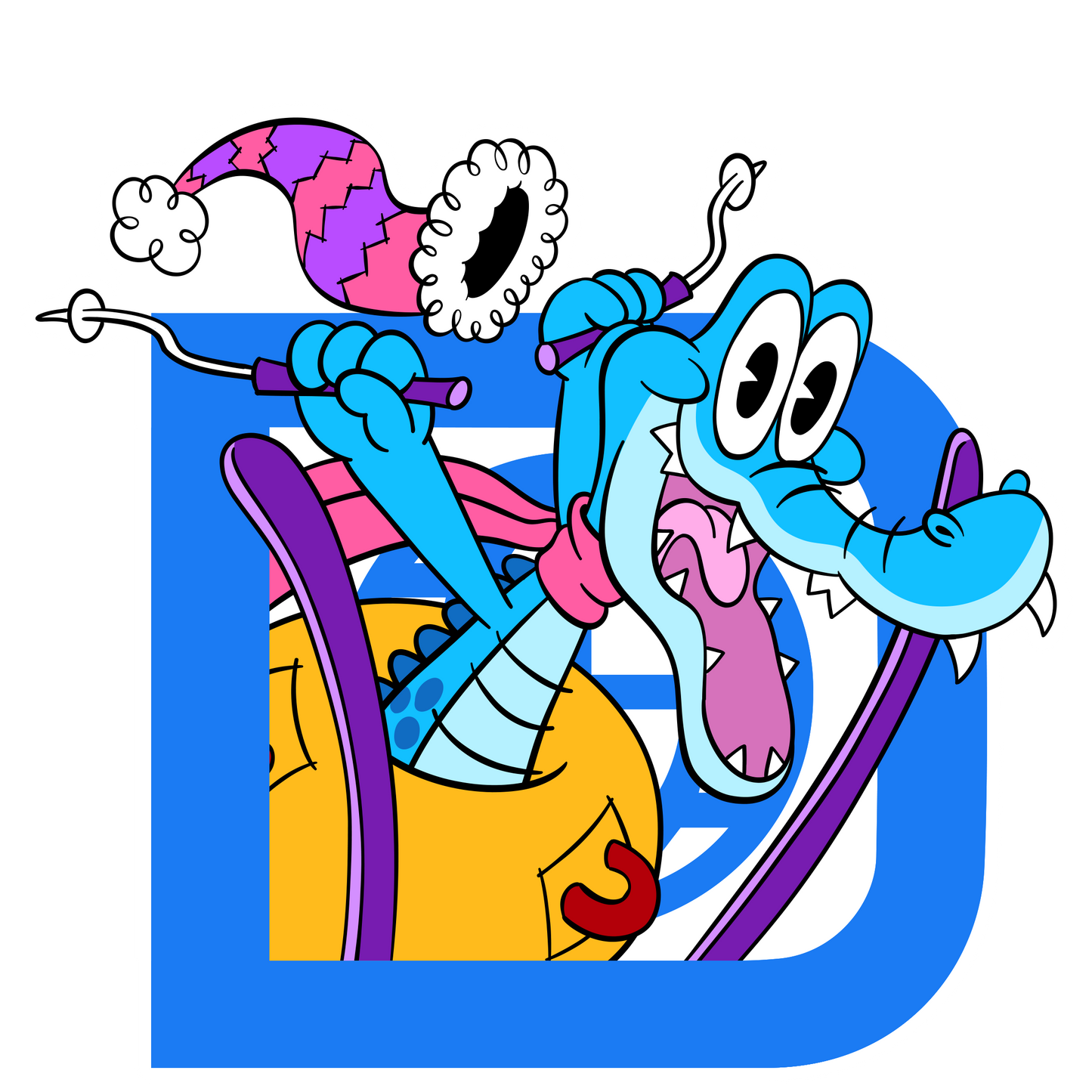 July Ice Gator Pin