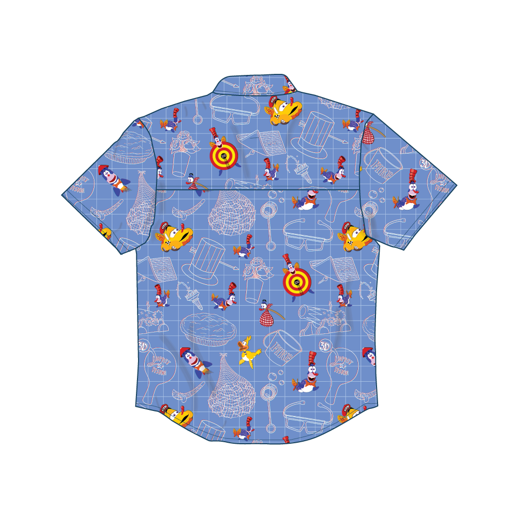 Cheap 3D Tricks Button Up Shirt