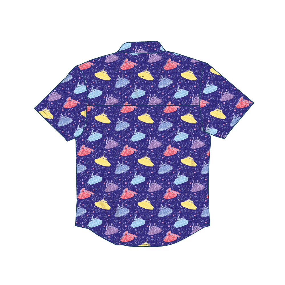 50 Years of Space Button Up Shirt