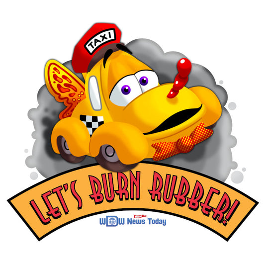 Let's Burn Rubber Magnet