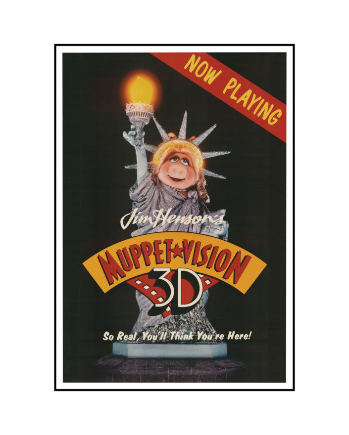 Miss Piggy MuppetVision 3D Attraction Poster Print