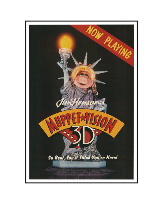 Miss Piggy MuppetVision 3D Attraction Poster Print