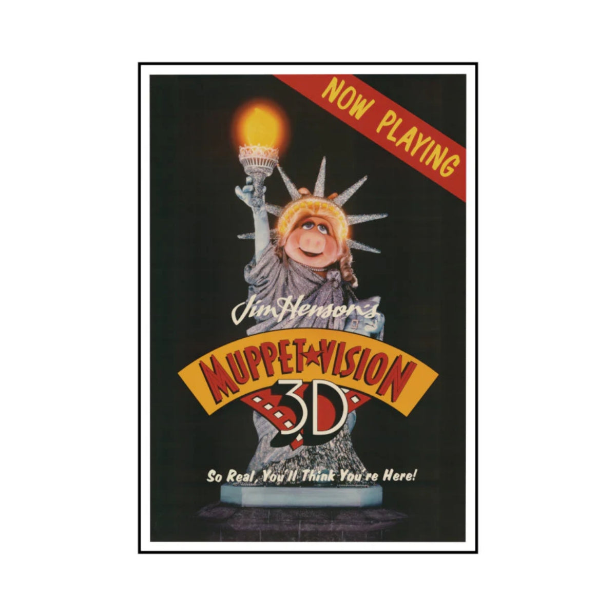Miss Piggy MuppetVision 3D Attraction Poster Print
