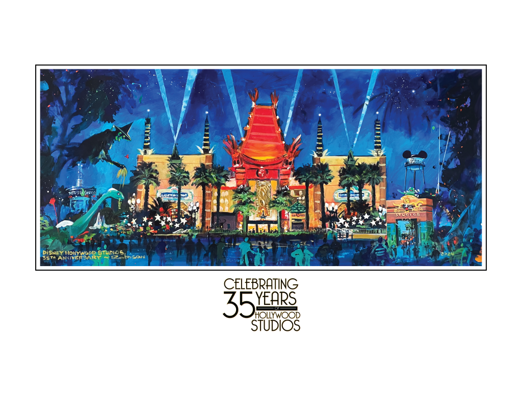 Stage 89 Chinese Theater Facade Print by Eric Robison