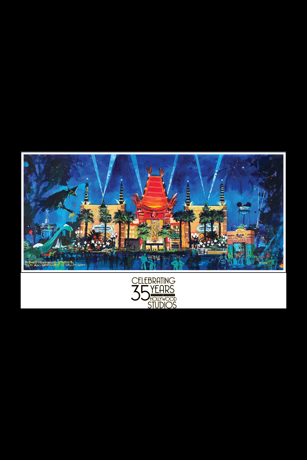 Stage 89 Chinese Theater Facade Print by Eric Robison