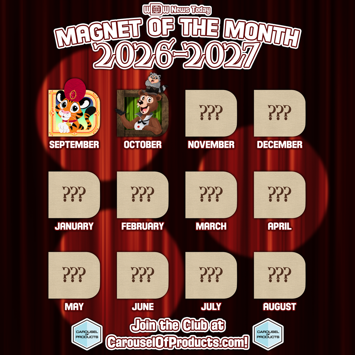 WDWNT Magnet of the Month Club
