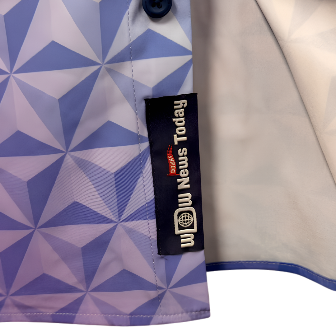 Spaceship Earth Moonrise Button Up Shirt