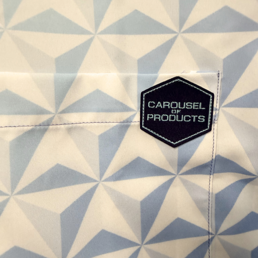 Spaceship Earth Moonrise Button Up Shirt