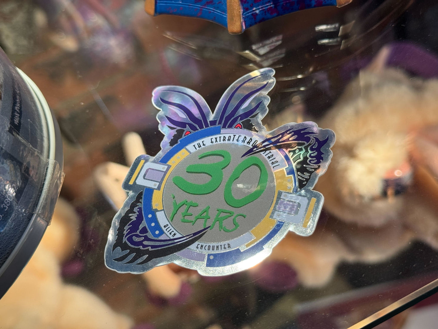 Alien Encounter 30th Anniversary Sticker