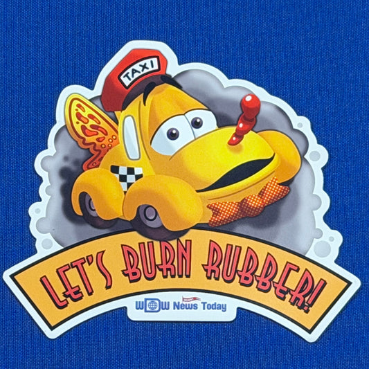 Let's Burn Rubber Magnet