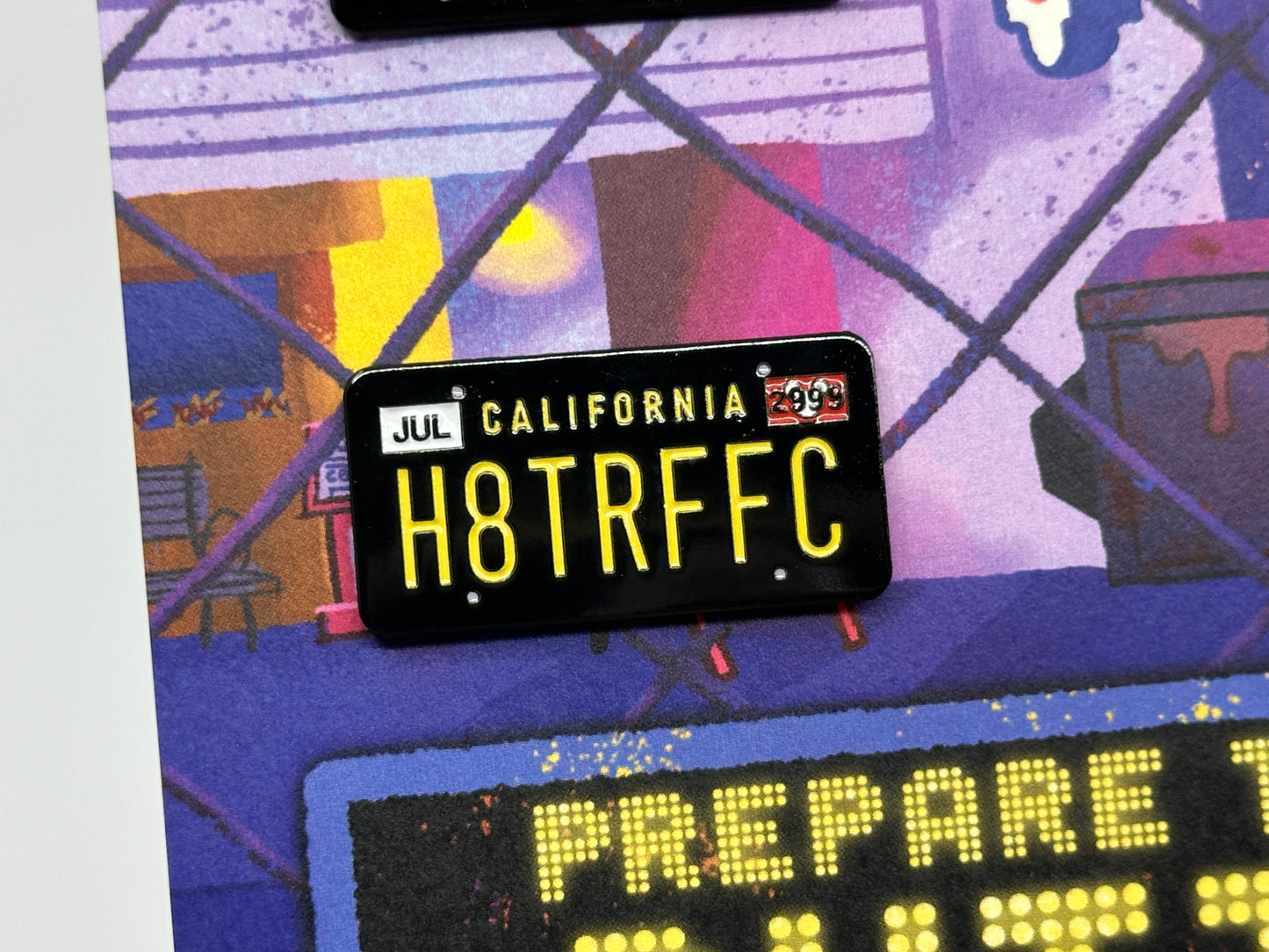 Super Stretch Limo License Plate Pin Set