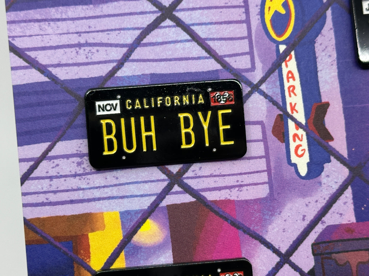 Super Stretch Limo License Plate Pin Set