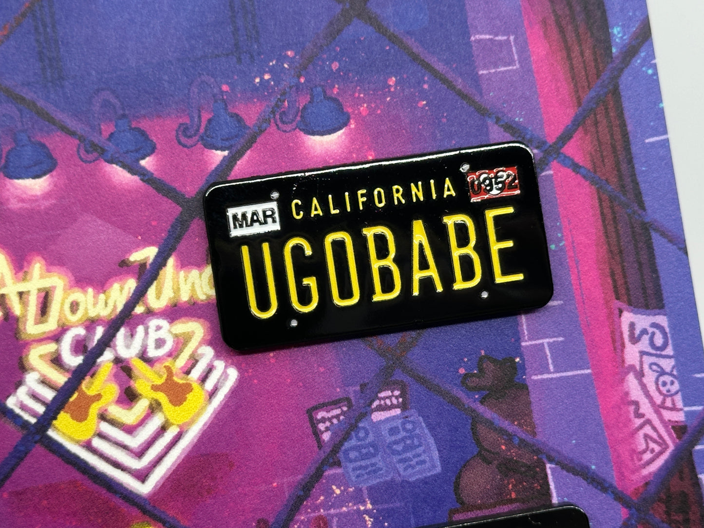 Super Stretch Limo License Plate Pin Set