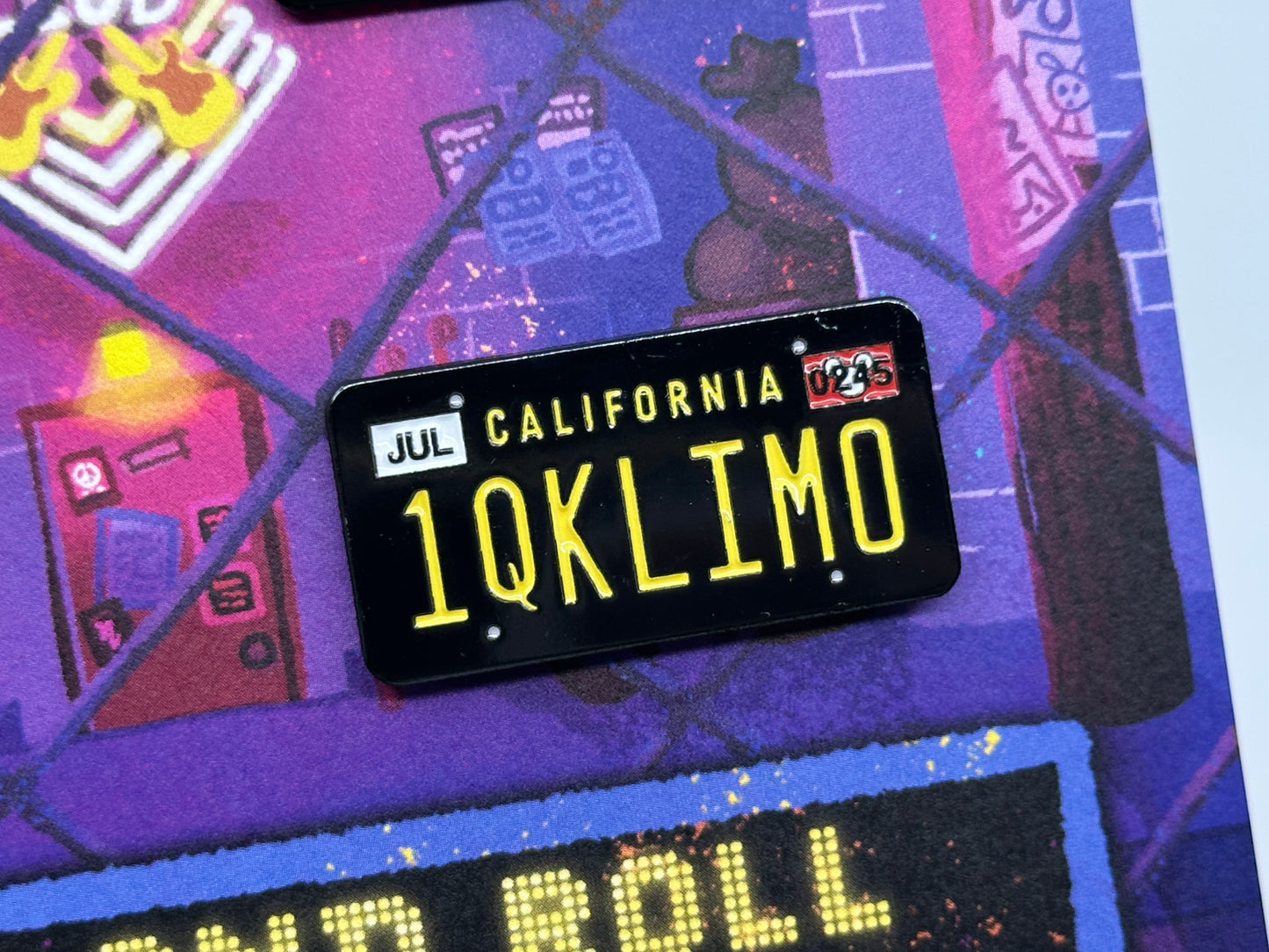 Super Stretch Limo License Plate Pin Set