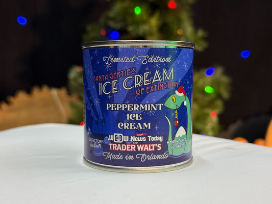Santa Gertie's Ice Cream of Extinction Peppermint Ice Cream Scented Candle