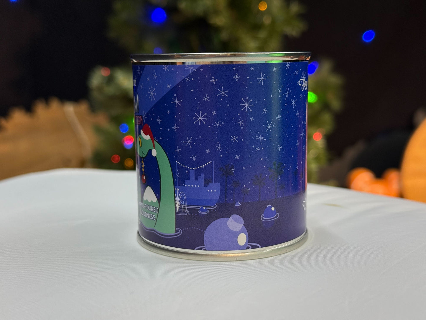 Santa Gertie's Ice Cream of Extinction Peppermint Ice Cream Scented Candle