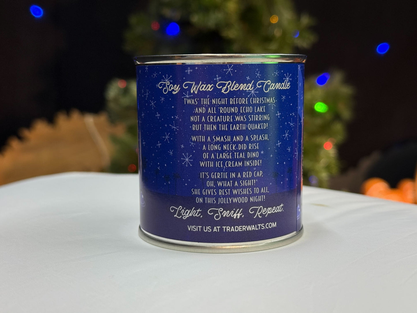 Santa Gertie's Ice Cream of Extinction Peppermint Ice Cream Scented Candle