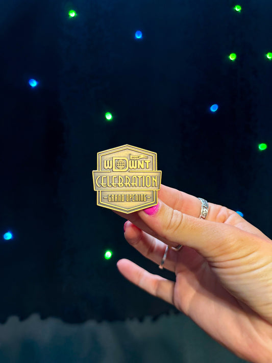 WDWNT Celebration Gold Logo Pin