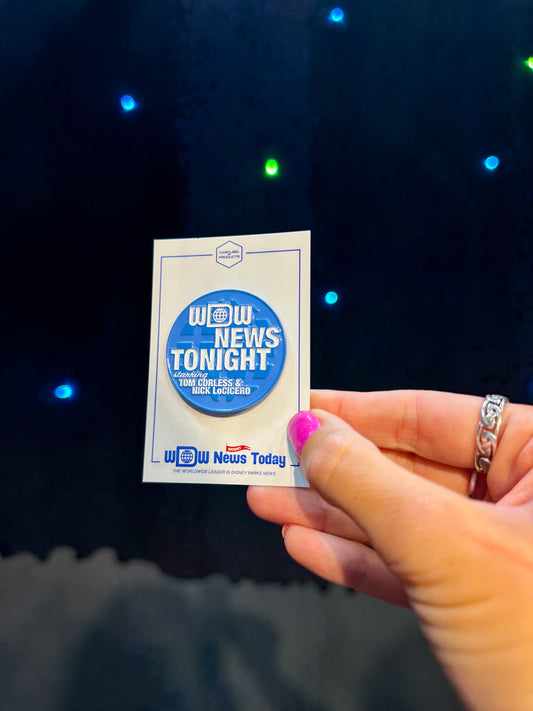 WDW News Tonight Logo Pin