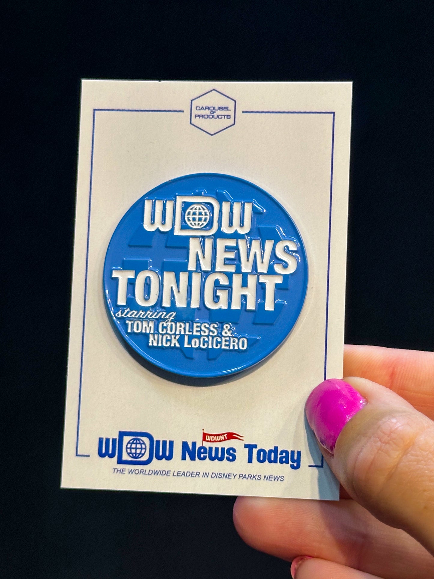 WDW News Tonight Logo Pin