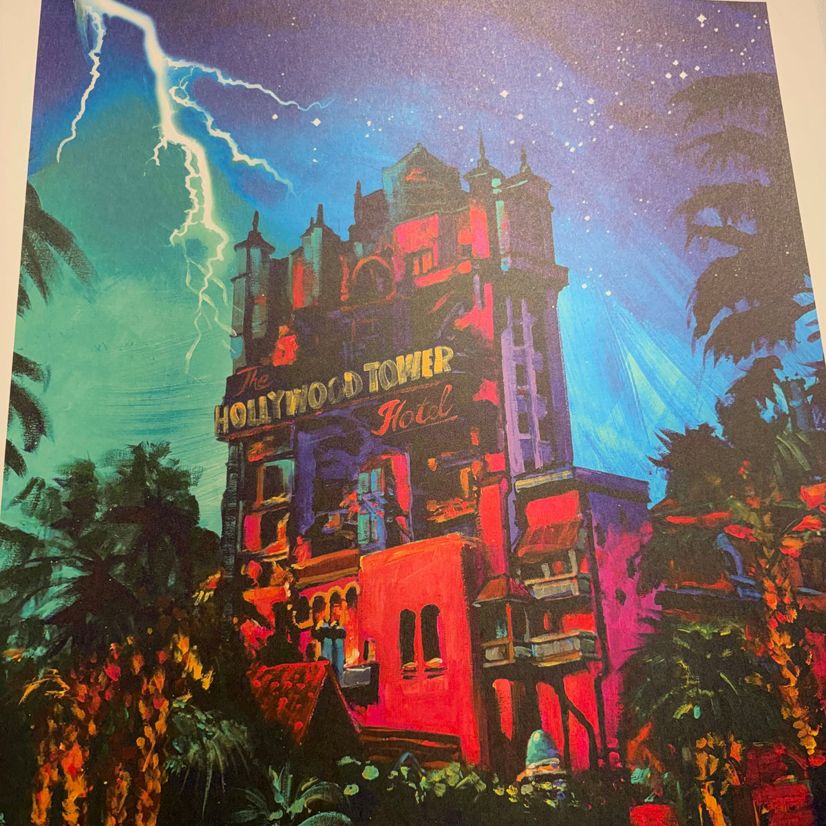 Tower of Terror Lithograph by Eric Robison (Signed)