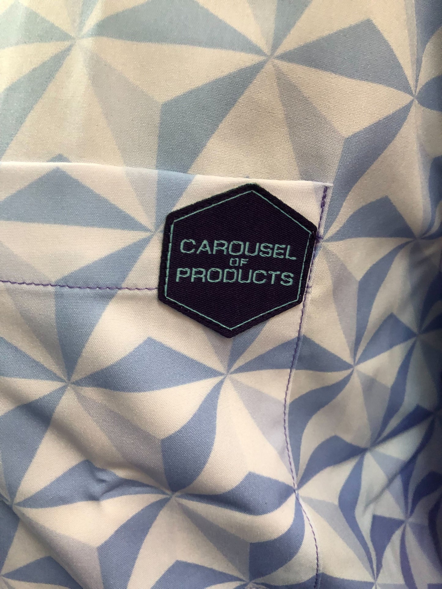 Spaceship Earth Moonrise Button Up Shirt