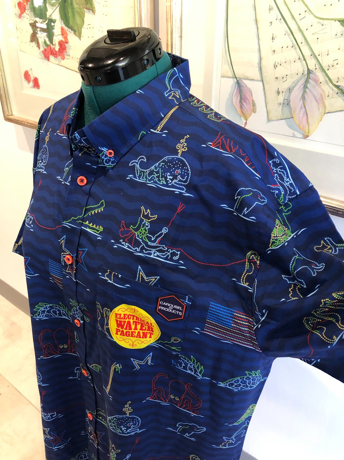 Electrical Water Pageant Button Up Shirt