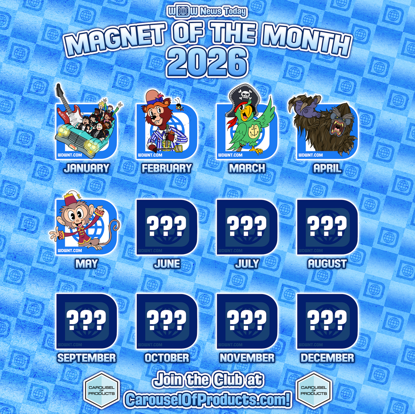 WDWNT Magnet of the Month Club