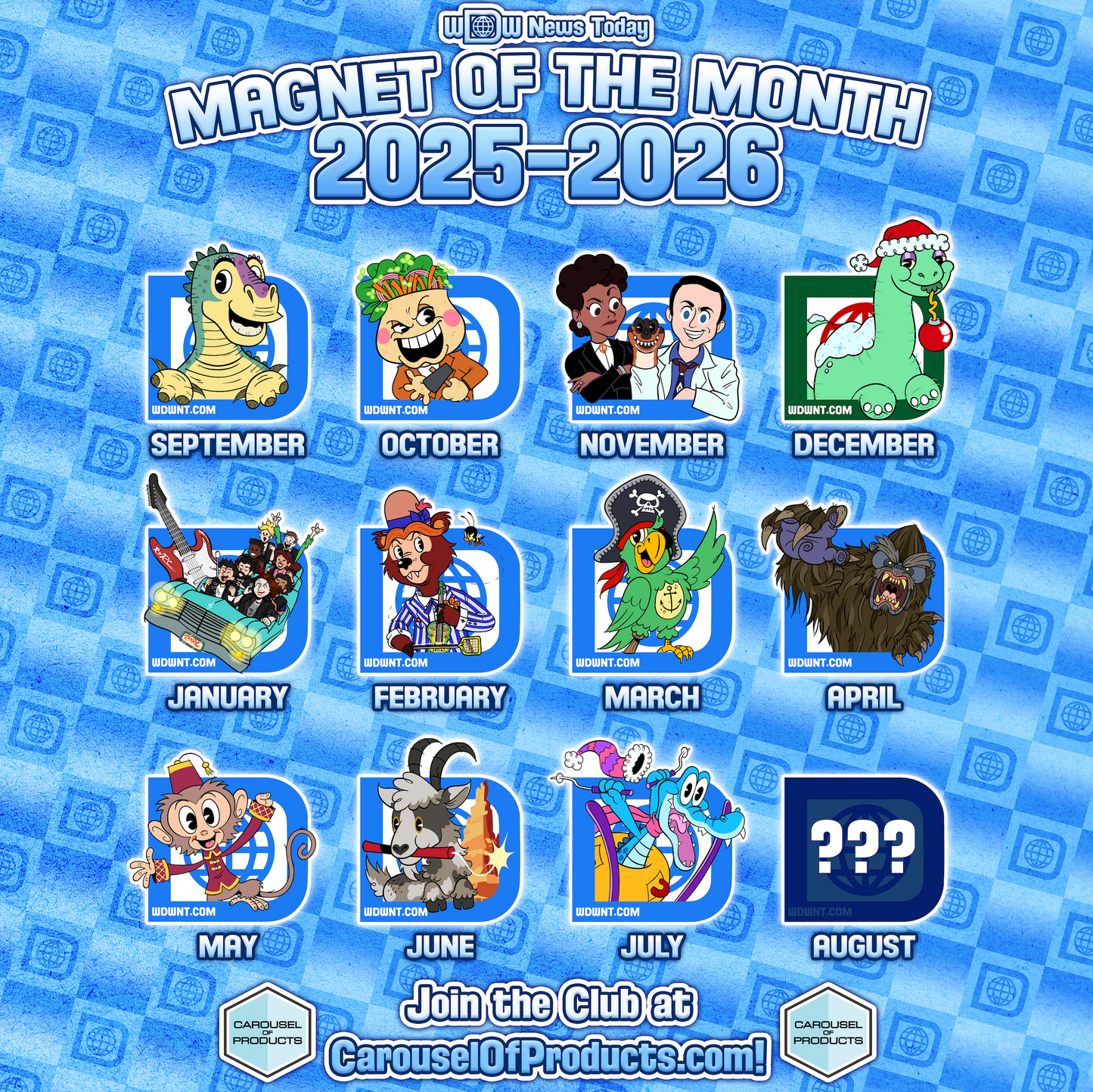 WDWNT Pin of the Month Club 2026
