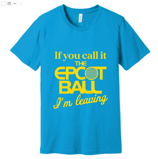 If You Call It the EPCOT Ball (Blue)