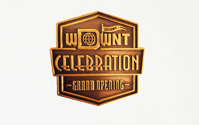 WDWNT Celebration Gold Logo Pin