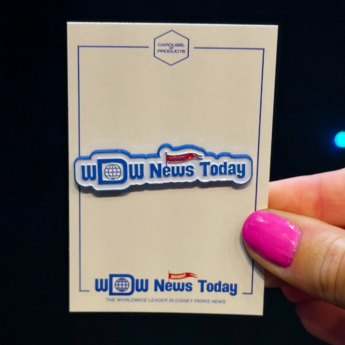 WDW News Today Wordmark Pin