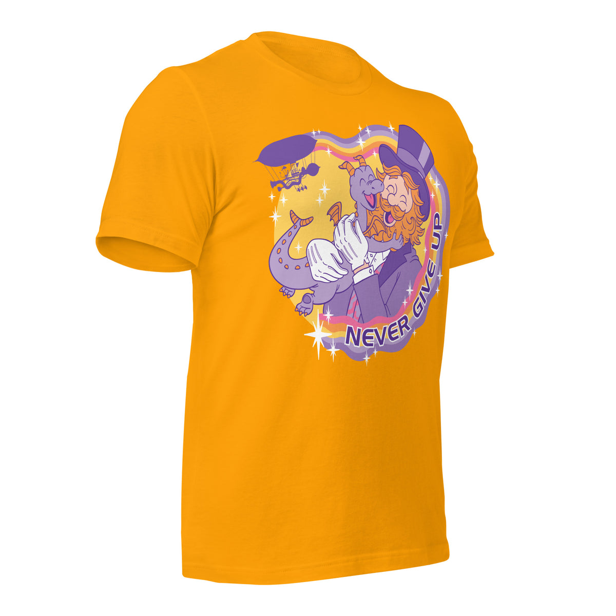 Never Give Up (Gold) T-Shirt