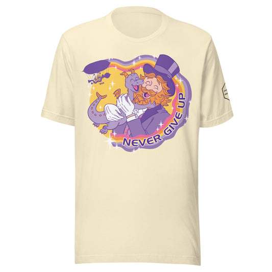 Never Give Up (Cream) T-Shirt
