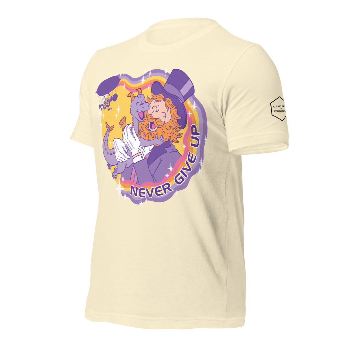Never Give Up (Cream) T-Shirt