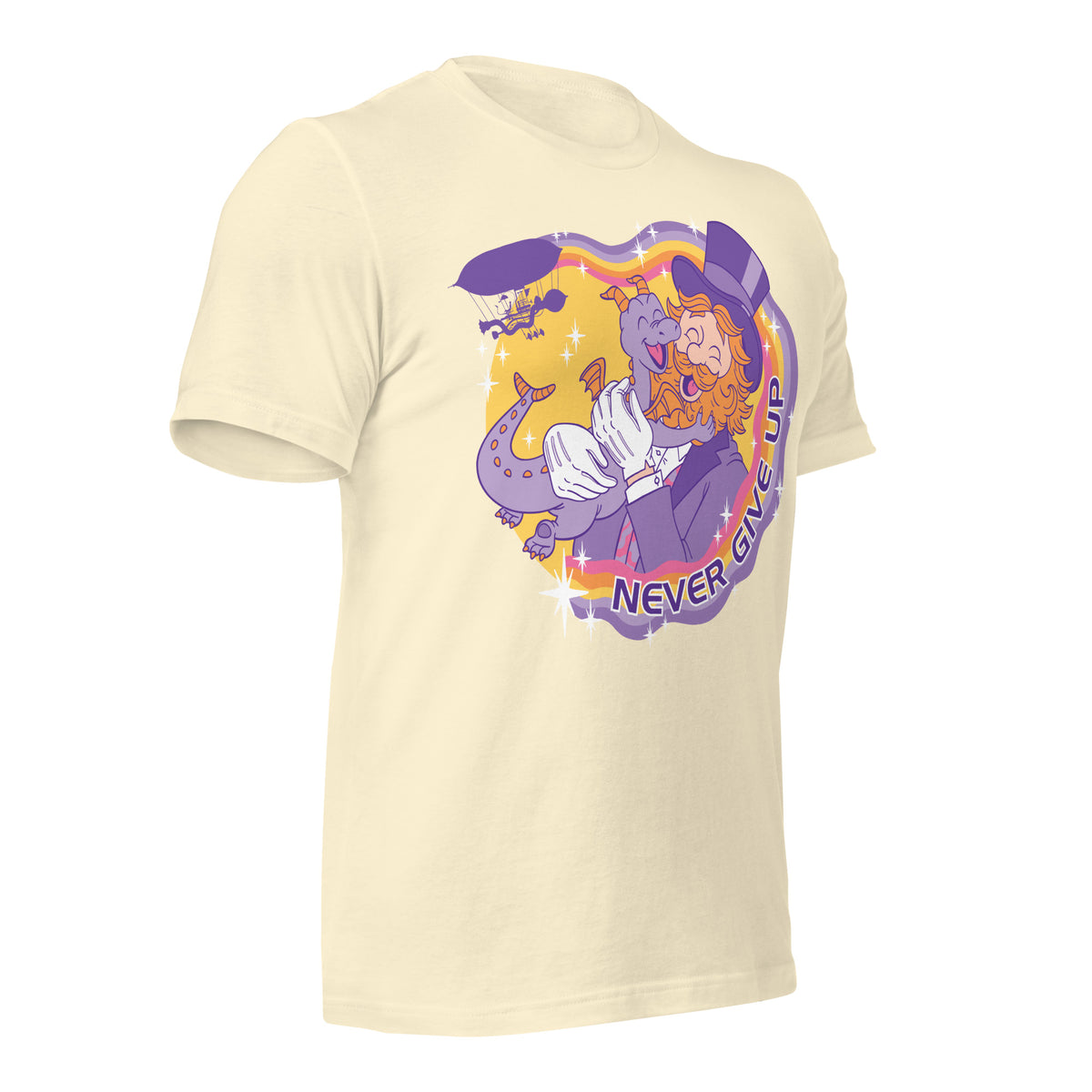 Never Give Up (Cream) T-Shirt