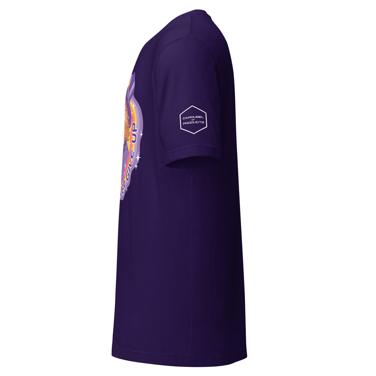 Never Give Up (Purple) T-Shirt