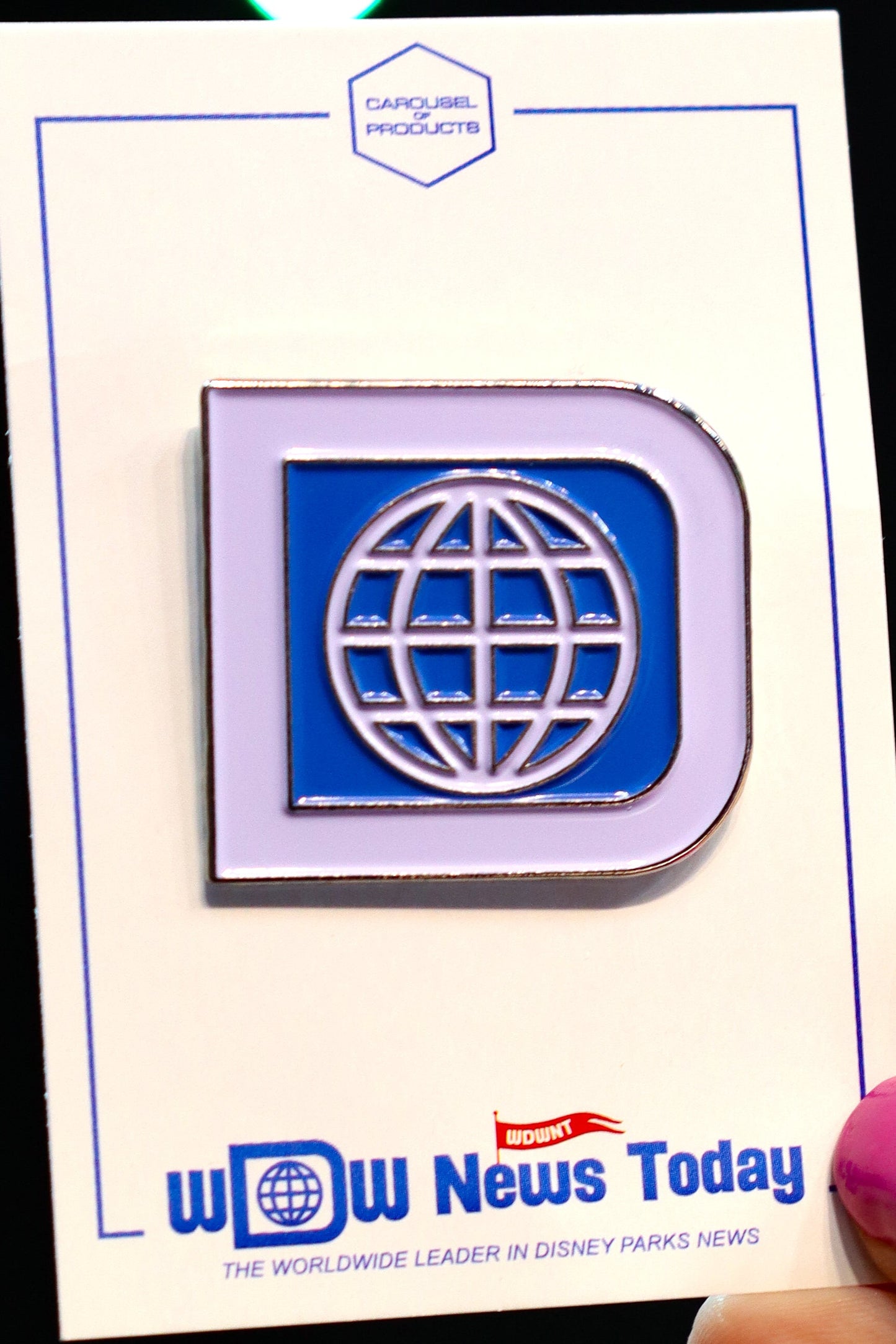 WDW News Today D Logo Pin