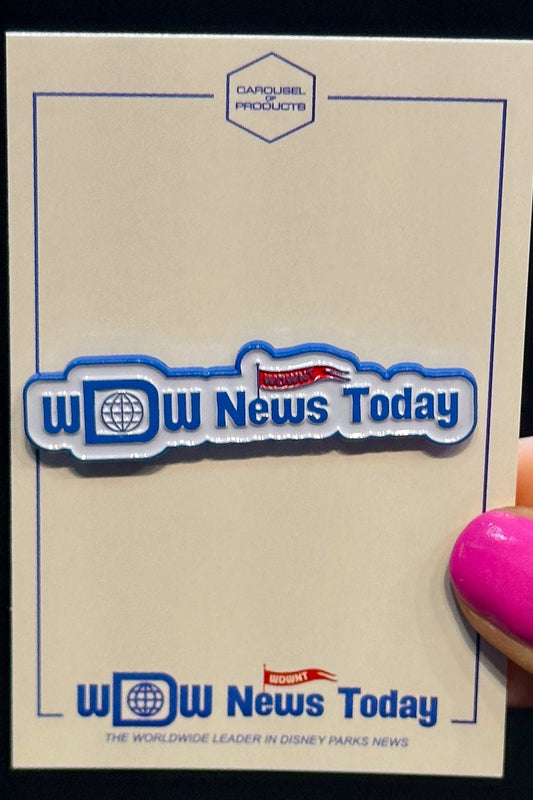 WDW News Today Wordmark Pin